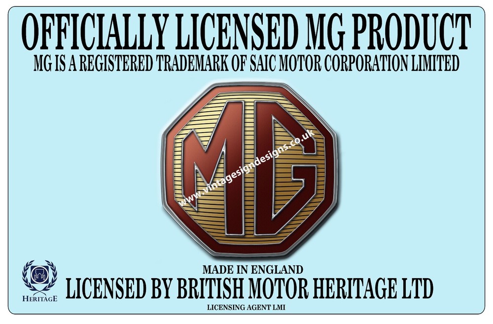 MG MARQUE 250MM/10" DIAMETER METAL WALL CLOCK,GARAGE CLOCK,WORKSHOP CLOCK.