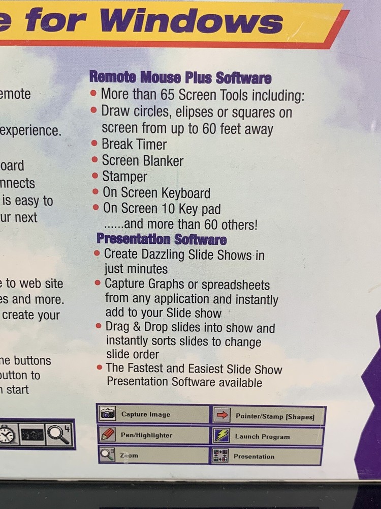 ADS Technologies Wireless Remote Mouse For Windows- Missing Software- New