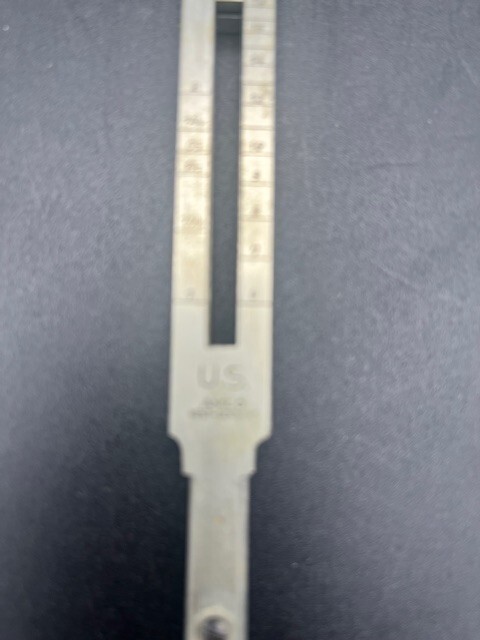 Vintage amco protractor measurement tool w/case