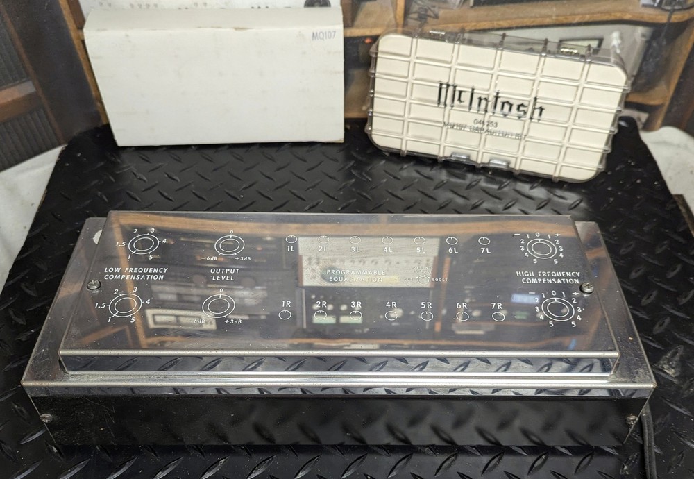 McIntosh MQ-107 custom environmental equalizer with capacitor kit