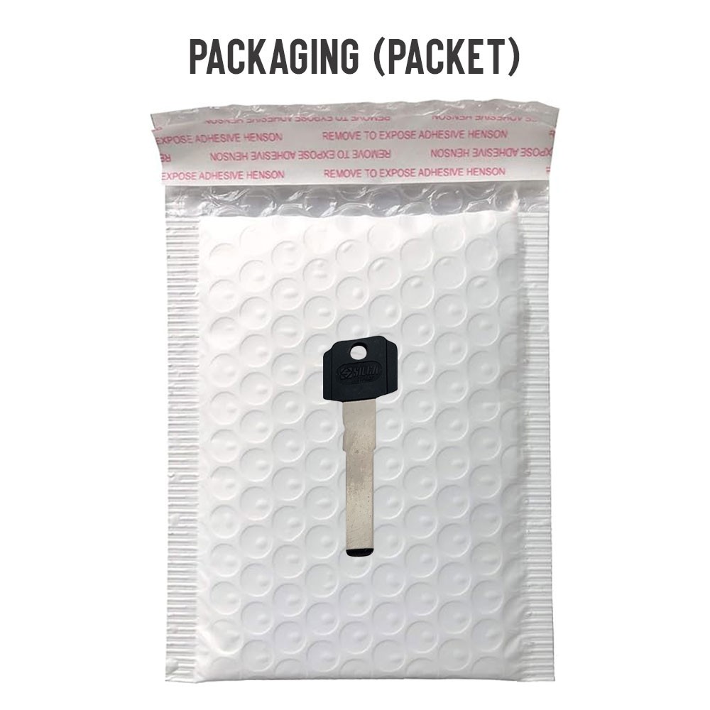 SIP22KP Plastic Head Key Blank Nickel