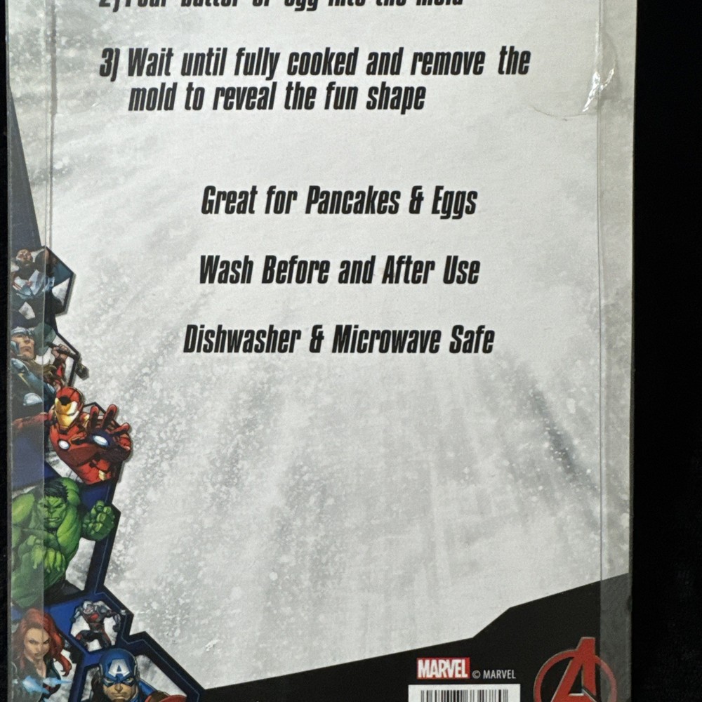 Marvel Avengers 2 Silicone Breakfast Molds