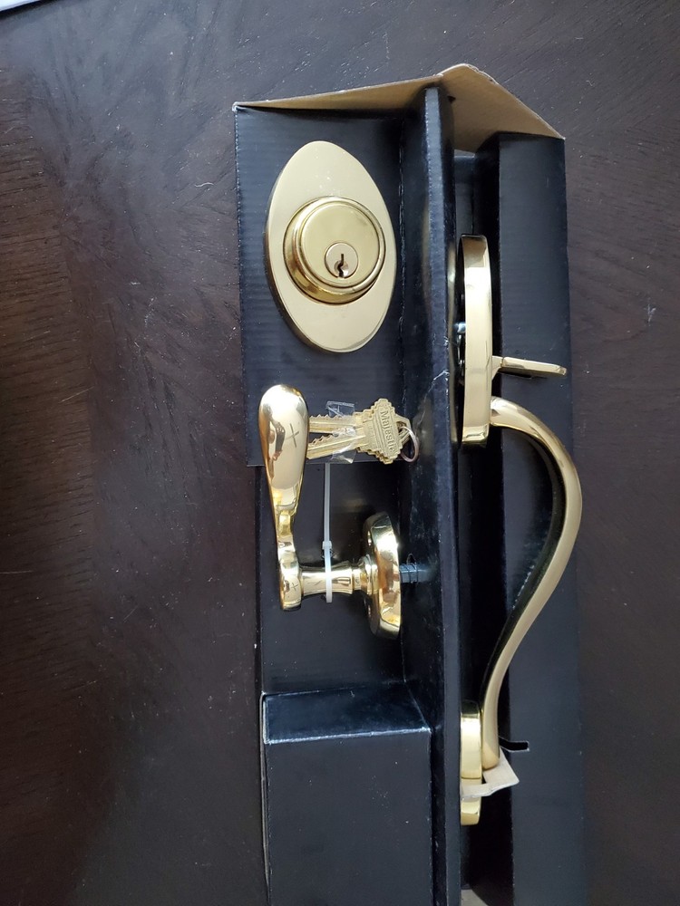 Solid Brass Entrance Handleset Model # 5000