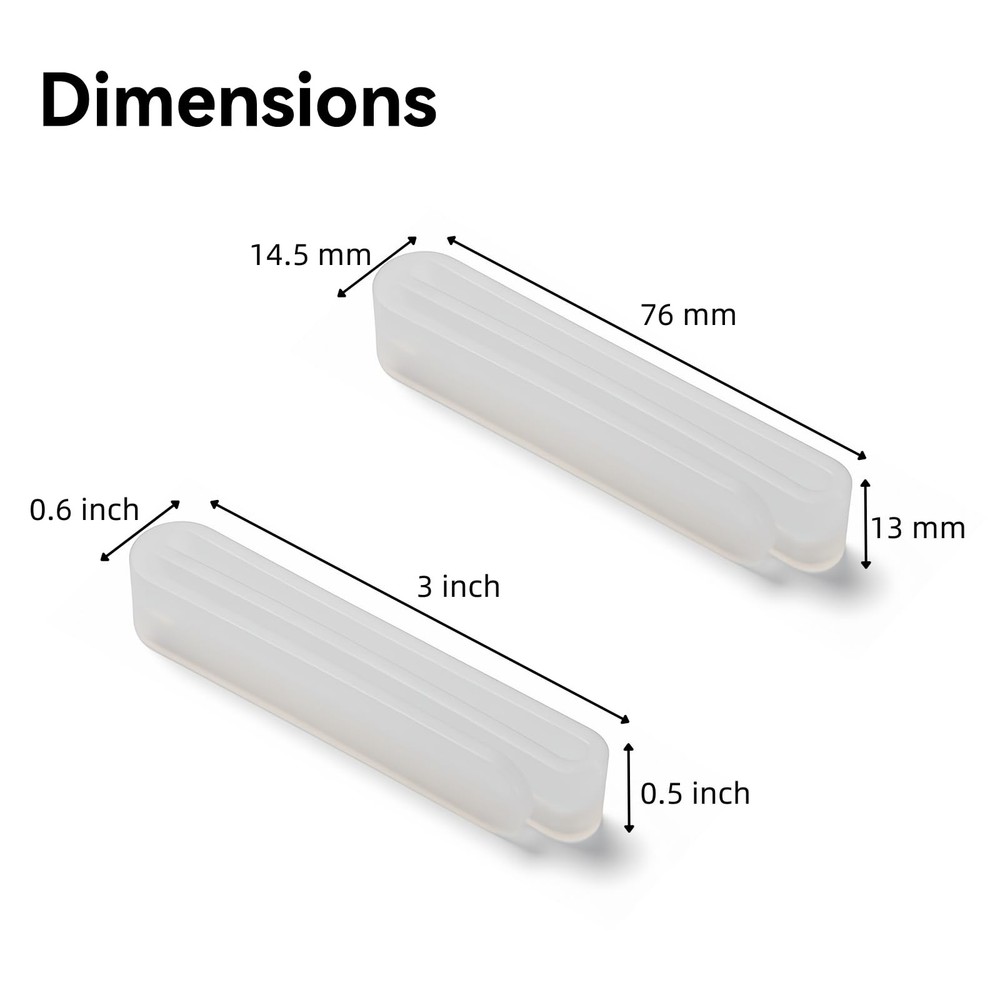 JM.JEEMI 4-Pack Toothpaste Squeezer – PP Tube Squeezers, Clear