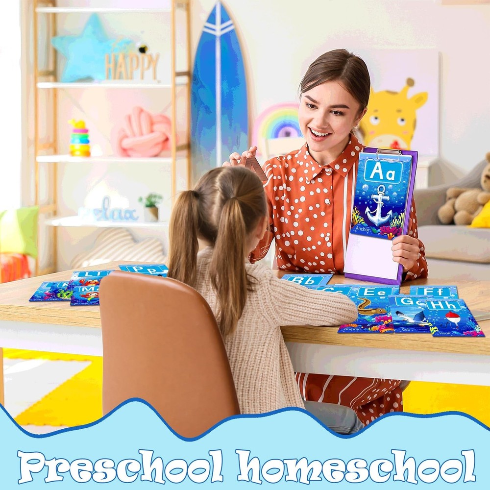 37 Piece Alphanumeric Bulletin Board Set Submarine Alphanumeric 0-10 Card Cut...