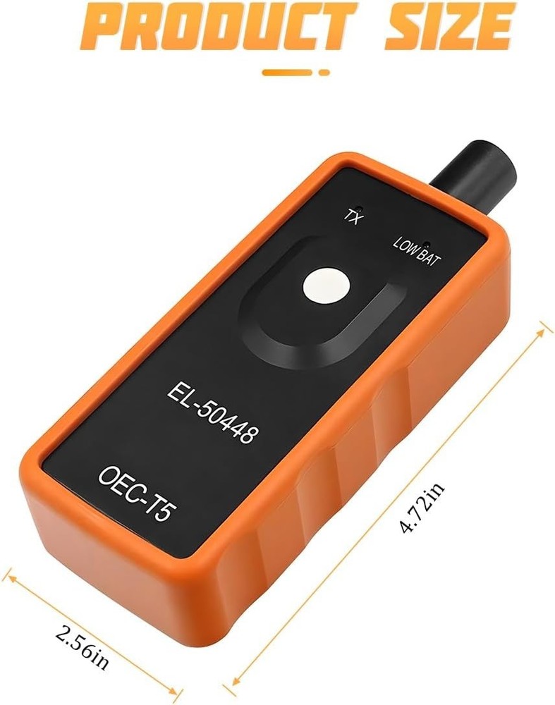 Digital TPMS Tool for Tire Sensor Activation - Compatible with Most Vehicles