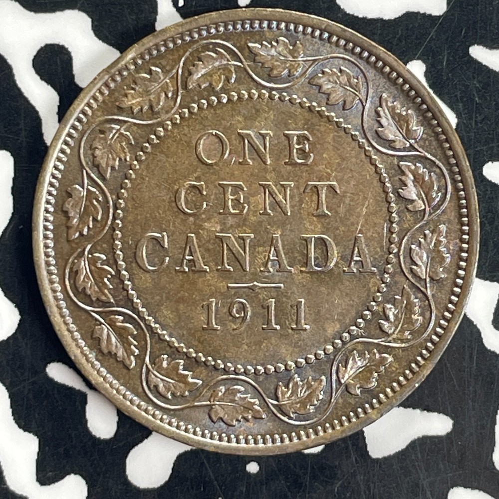 1911 Canada Large Cent Lot#T8445 High Grade! Beautiful!