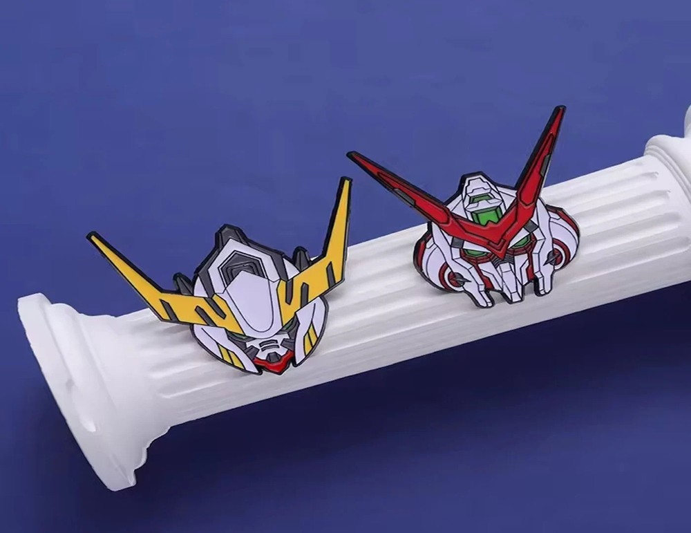 Mobile Suit Gundam Assorted Enamel Pins - 8 Varieties