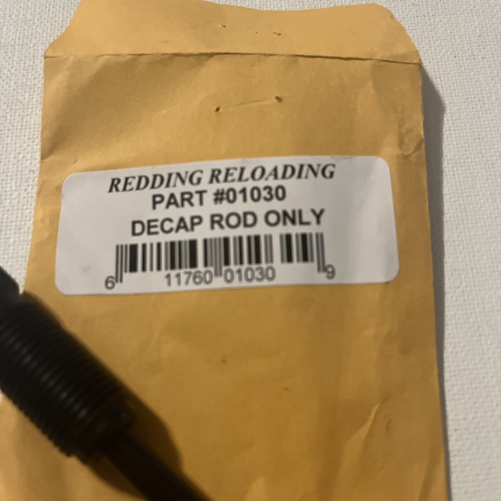 #01030 REDDING REPLACEMENT DECAPPING ROD - LARGE - BRAND NEW