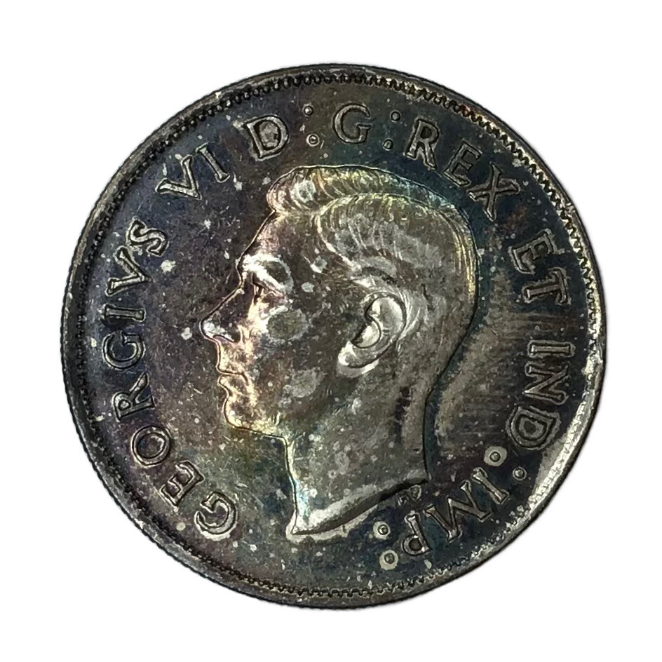 1943 Canada Silver 50 Cent BU #