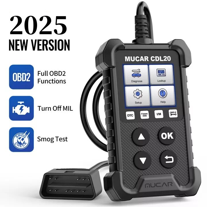 Mucar CDL20 OBD2 Car Engine Fault Diagnostic Scan Tool Auto OBDII Code Reader