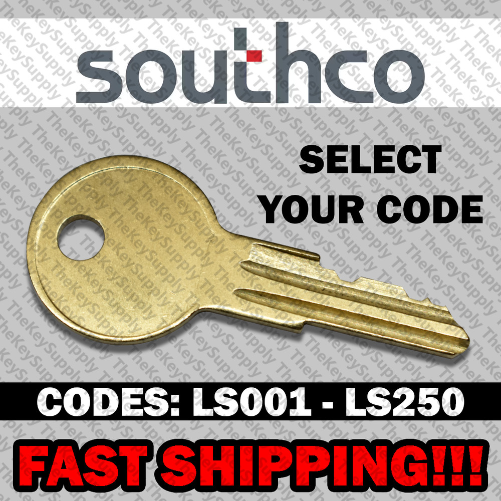 Southco Boat Replacement Key Cut to Code LS001 - LS250