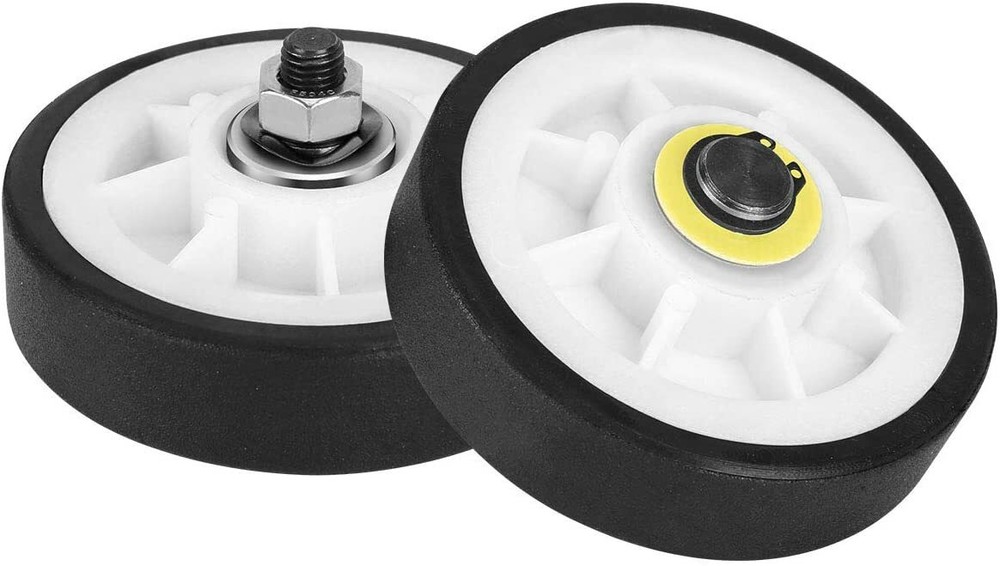 2 Pack 303373K Dryer Roller Wheel Drum Kit Include Dryer Drum Support Roller