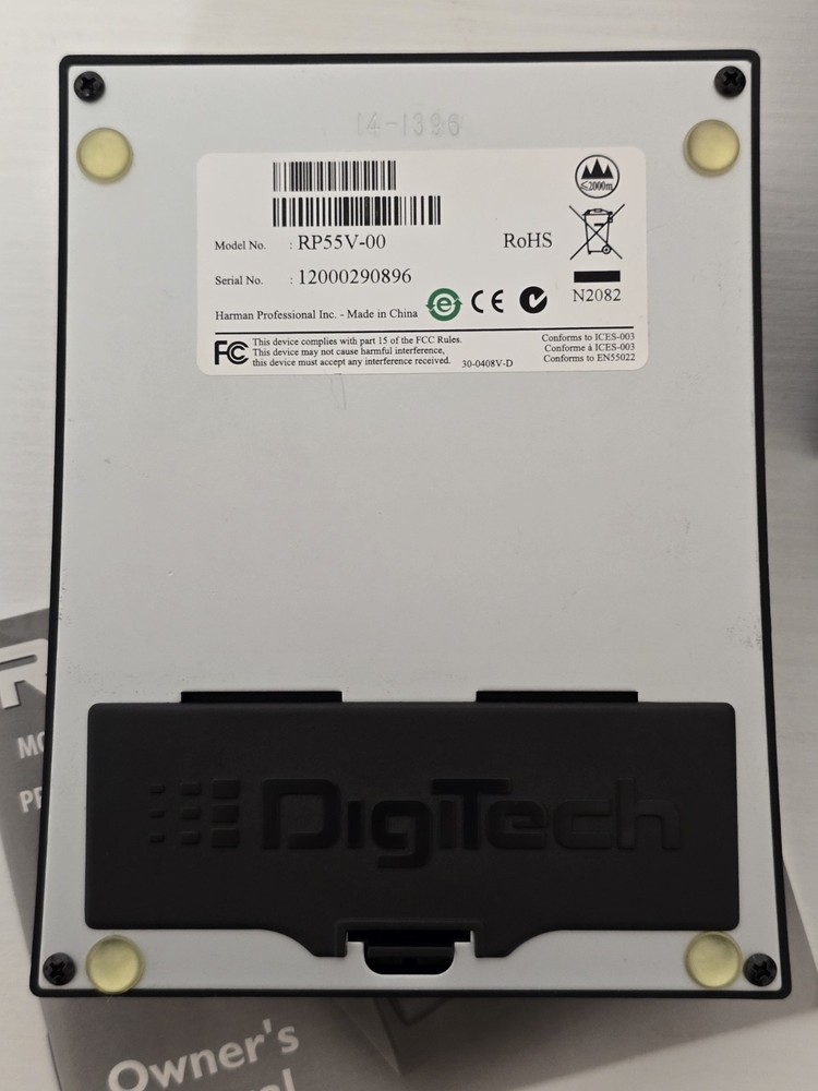 Digitech RP55 Multi-Effects Pedal - with Power Supply