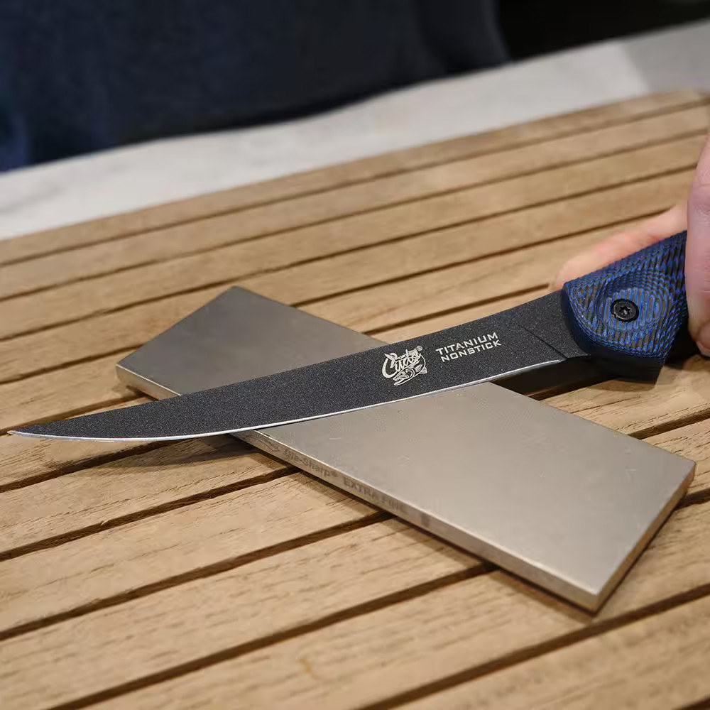 6 In. Dia-Sharp Bench Stone Extra-Fine Handheld Sharpener