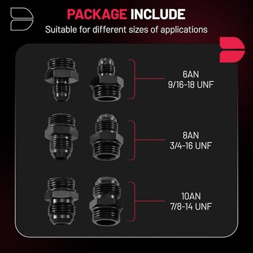 100 Micron Inline Fuel Filter with Bracket Clamp, 6AN 8AN Silver With Bracket
