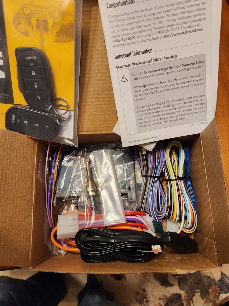 Viper 4105V 1-Way Remote Start System