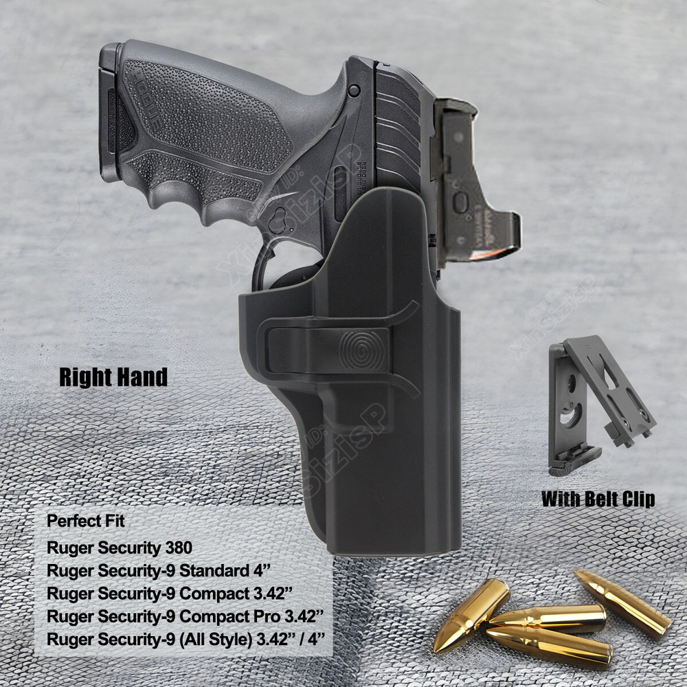 Security 380 Holster For Ruger Security 380 Security-9 Standard Compact Pro 9mm
