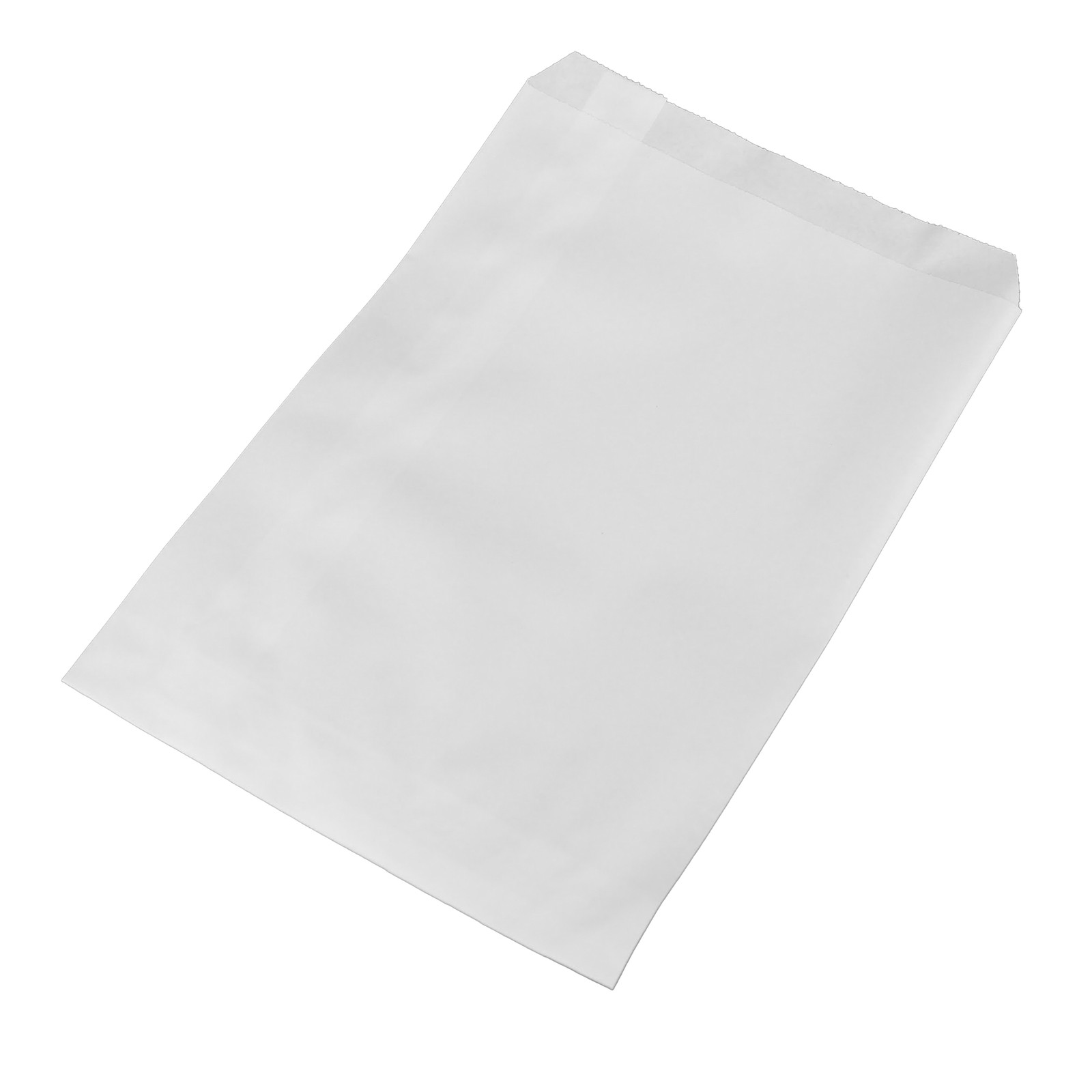 SSWBasics Small White Kraft Paper Merchandise Bags 6¼”W x 9¼”H, Case of 1000