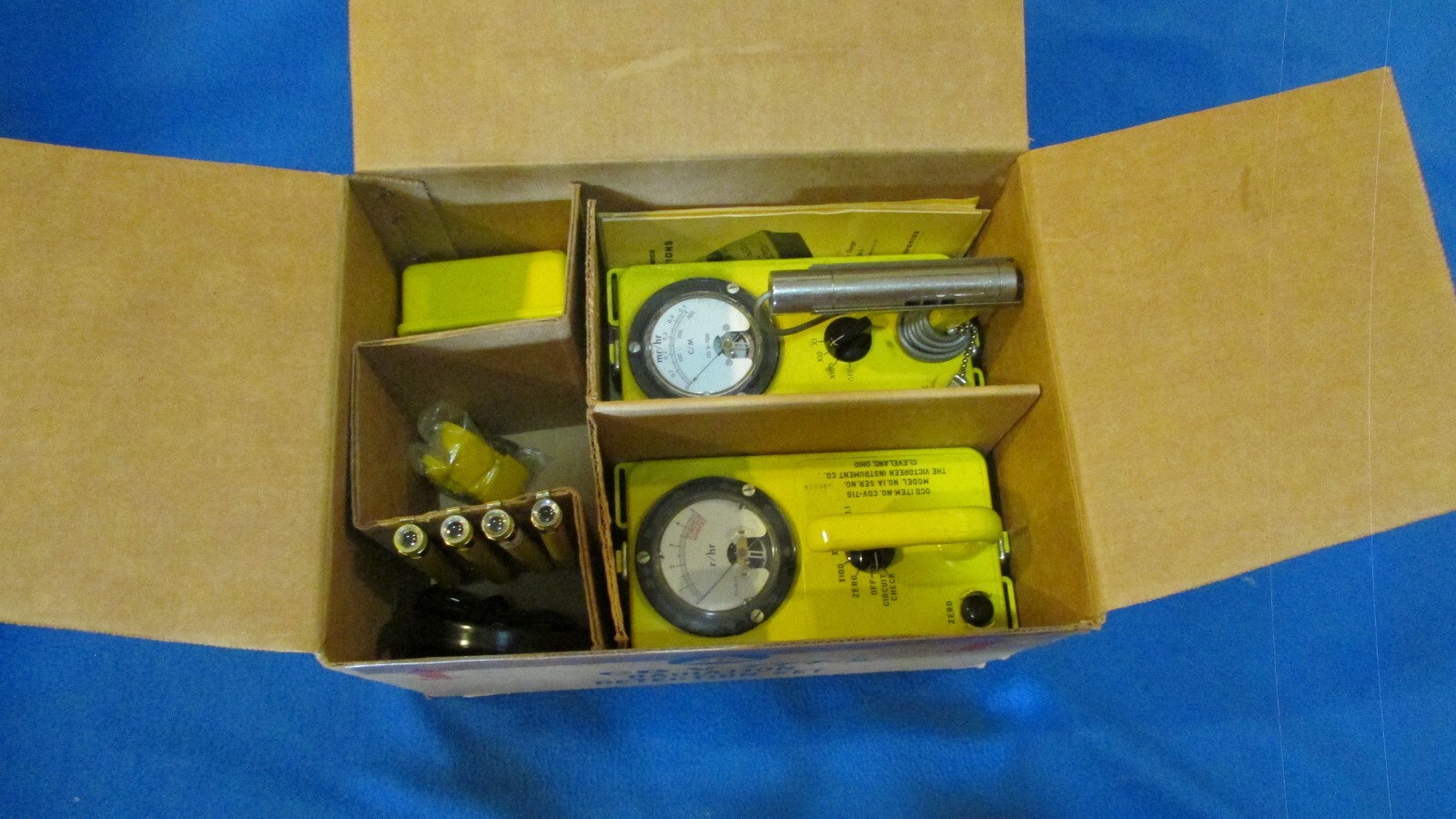 RETROFIT! TESTED! Geiger Counter CD V-777-1 Radiation Detection Set Cold War