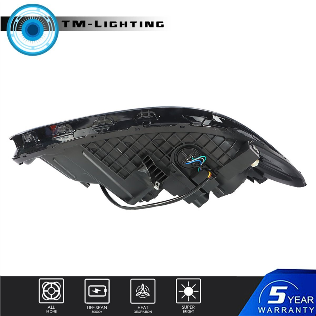 Headlights Headlamps For 2016 2017 2018 19 Chevrolet Cruze Sedan Pair Set