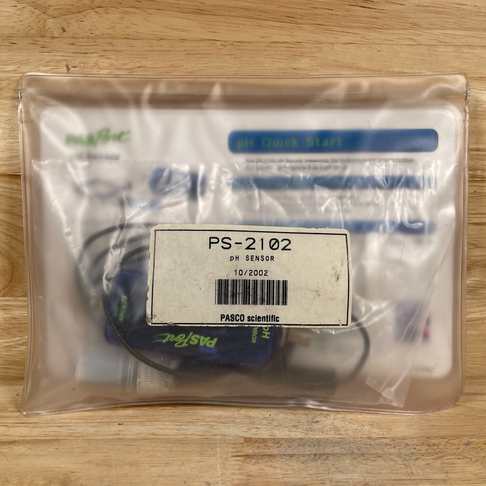 Pasco pH Sensor PS-2102 Blue Pasport Analog Adapter