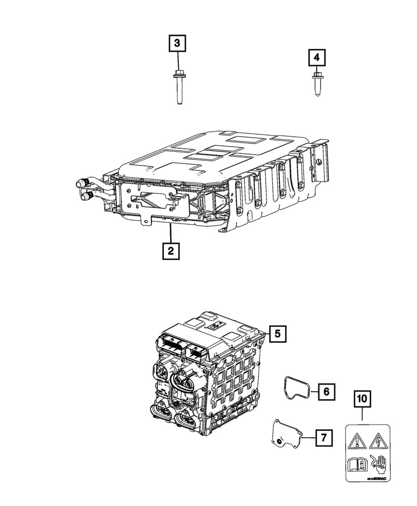 Genuine Mopar Inverter Module 68596082AC