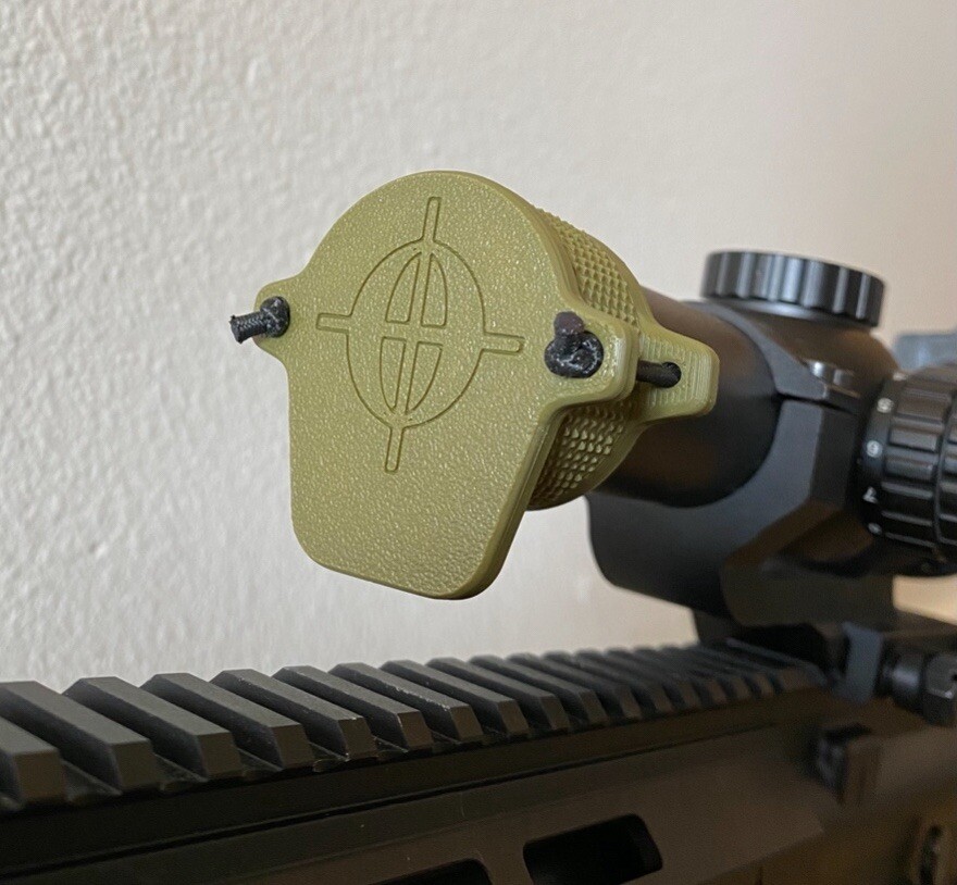CUSTOM ARD (Anti Reflective Device) Killflash Elastic Flip Cover LPVO Scope