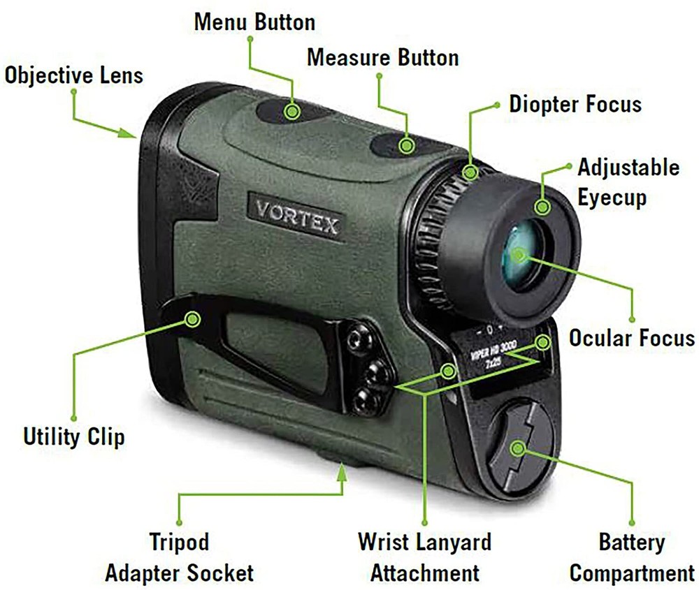 Vortex Optics Viper HD 3000 Laser Rangefinder LRF-VP3000