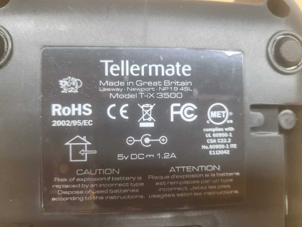 TELLERMATE T-iX 3500 Currency Counting Machine