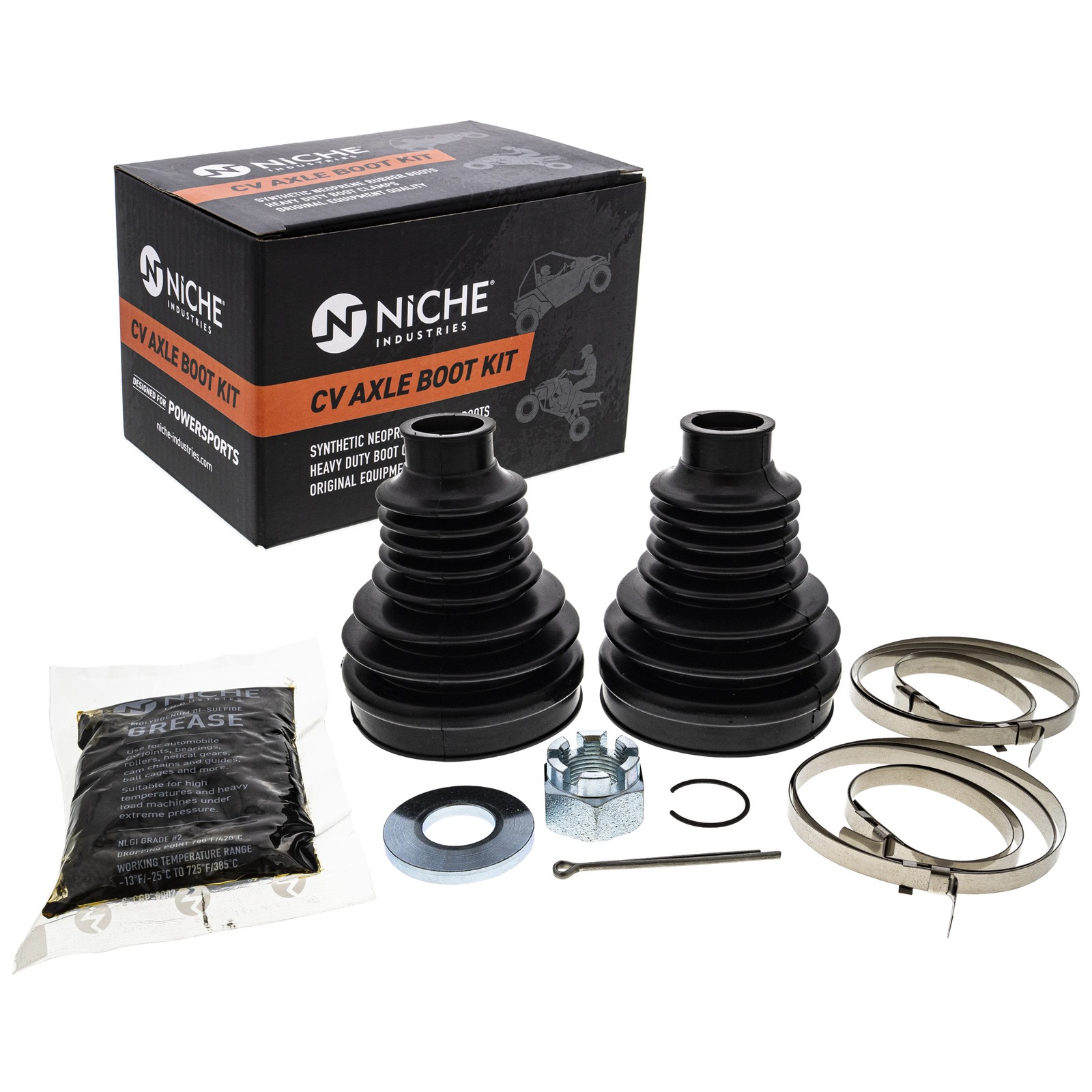 NICHE Rear CV Axle Boot Kit for Can-Am Maverick 1000 Commander Max 800 705501864