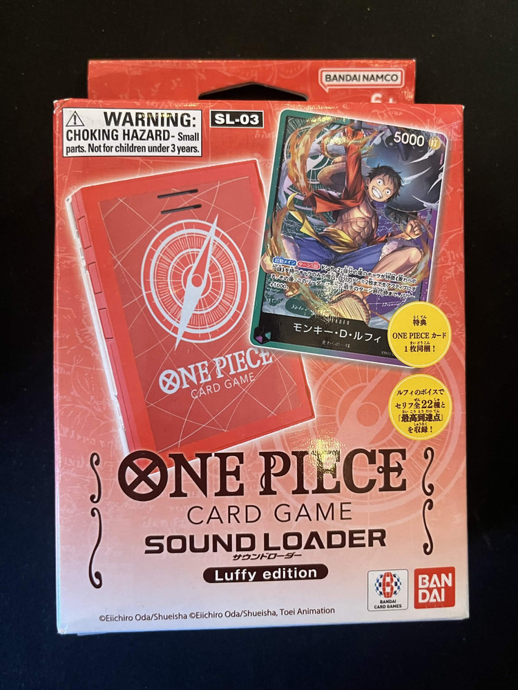 SEALED One Piece TCG Sound Loader Luffy Edition SL-03