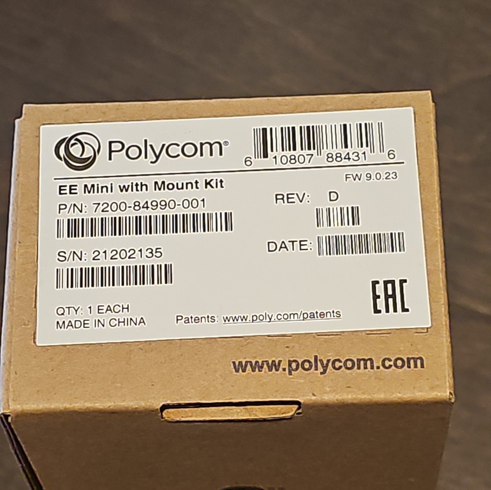 Polycom EagleEye Mini HD WebCam Camera with Mounting Kit 7200-84990-001