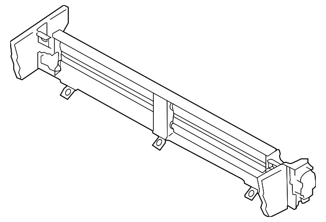 Genuine Subaru Shutter Assembly 52811AL11B