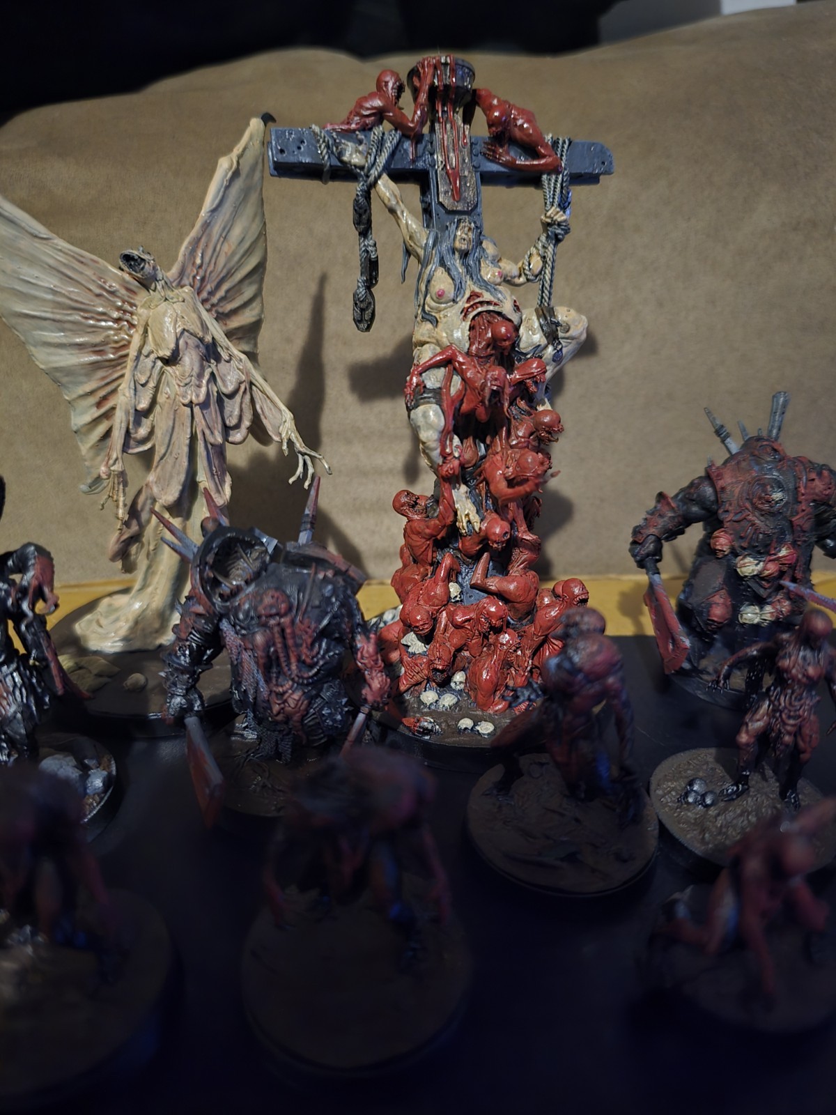 Trench Crusade The Great Hunger Warband Painted/Based/Magnetized.