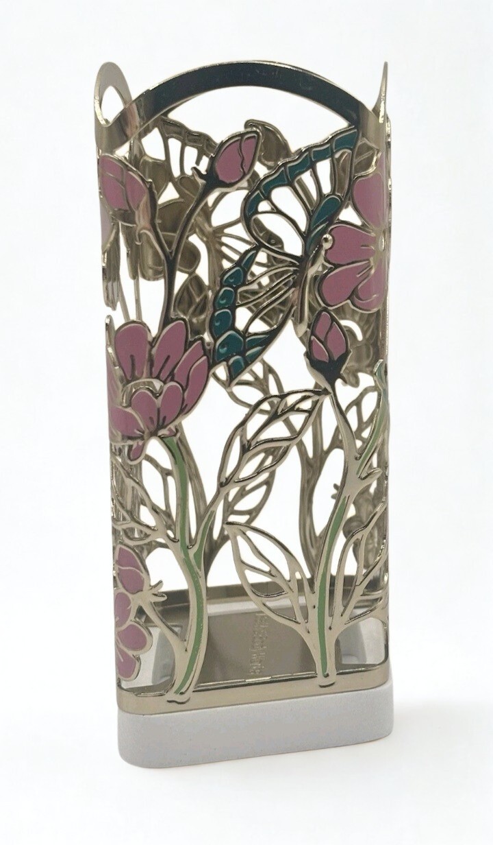 BUTTERFLIES IN THE GARDEN METAL FOAMING SOAP HOLDER SLEEVE Bath And Body Works
