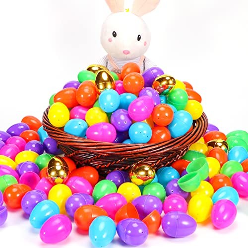 288 Easter Eggs -2.36" Bright Colors Plastic Easter Eggs Empty Include 300 Pcs