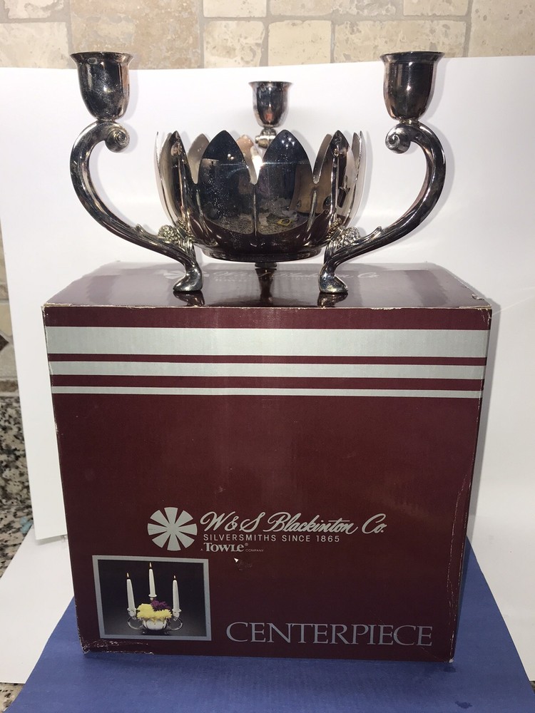 Towle W&S Blackinton Silverplated Centerpiece No. 66862 Open Box