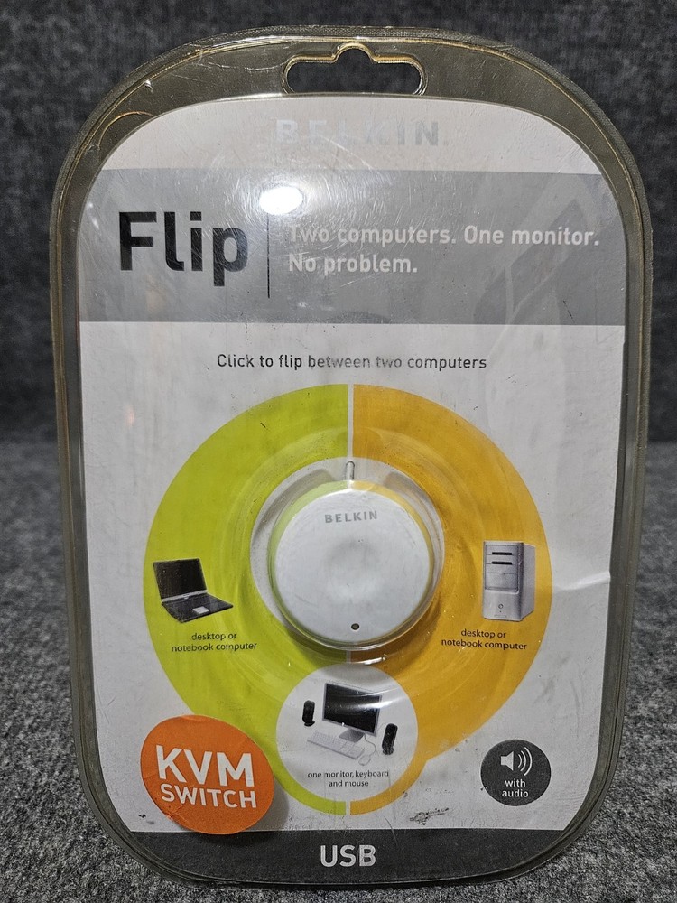 Belkin Flip KVM Switch USB