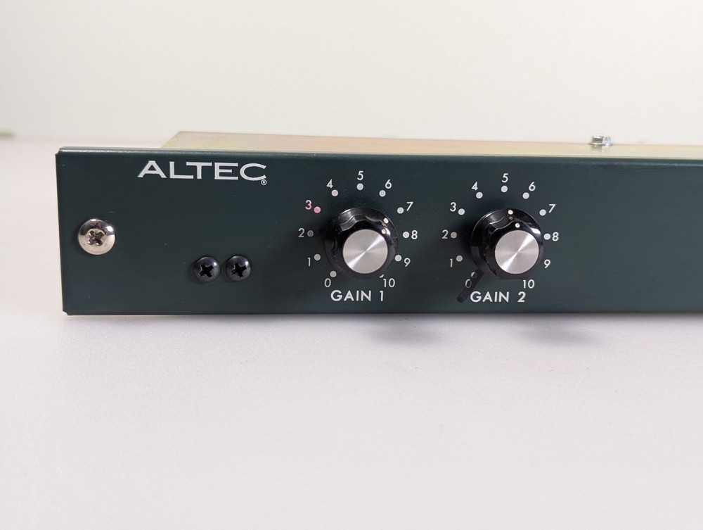 Vintage Altec 1589B Microphone Preamp,Summing Mixer / Parallel Processor