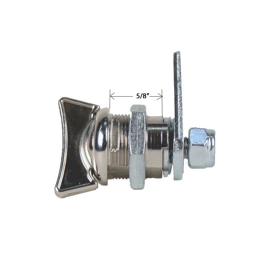 2 Thumb Operated CamLock 5/8” Keyless Replacement Lock for RV Compartment Camper