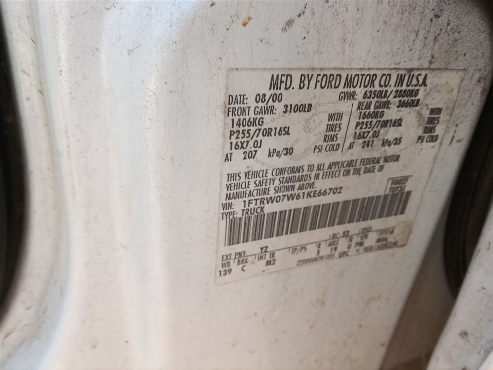 F150 2001 Fuse Box Cabin 43315