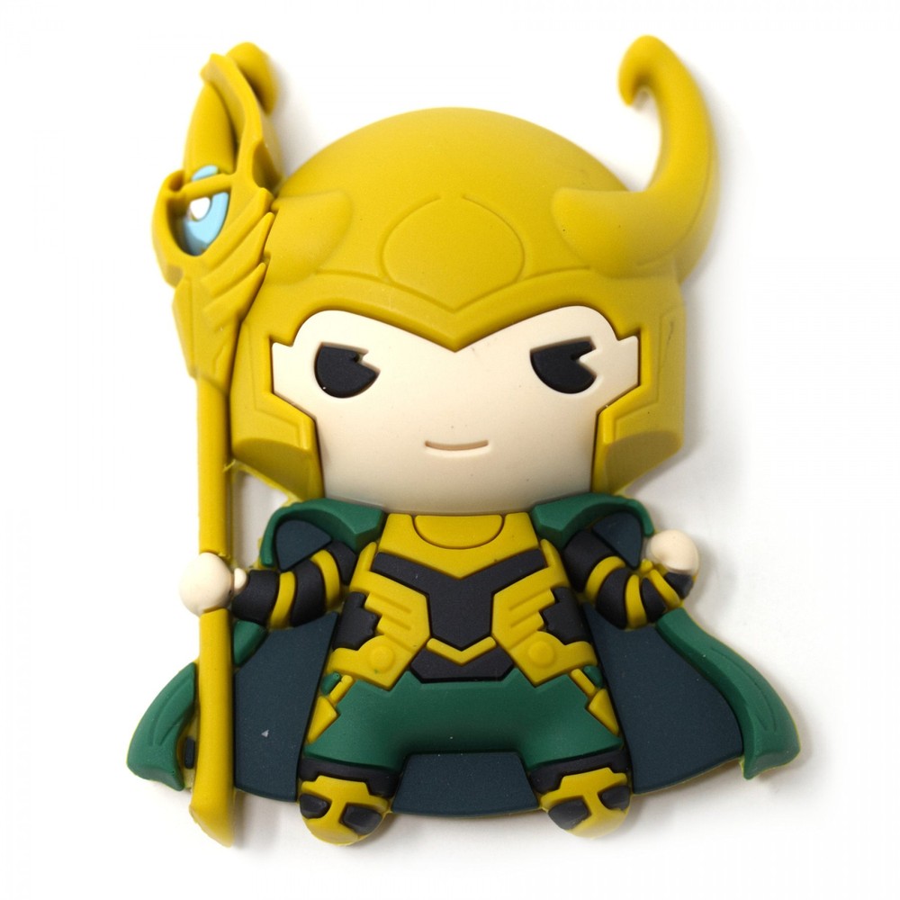 Loki Chibi 3D Foam Magnet Multi-Color