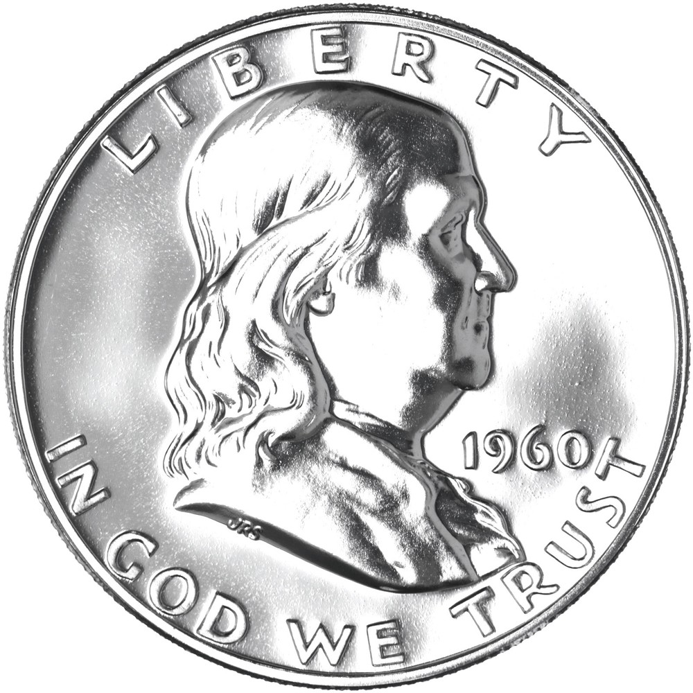 1960 (P) Franklin Half Dollar Gem Proof 90% Silver