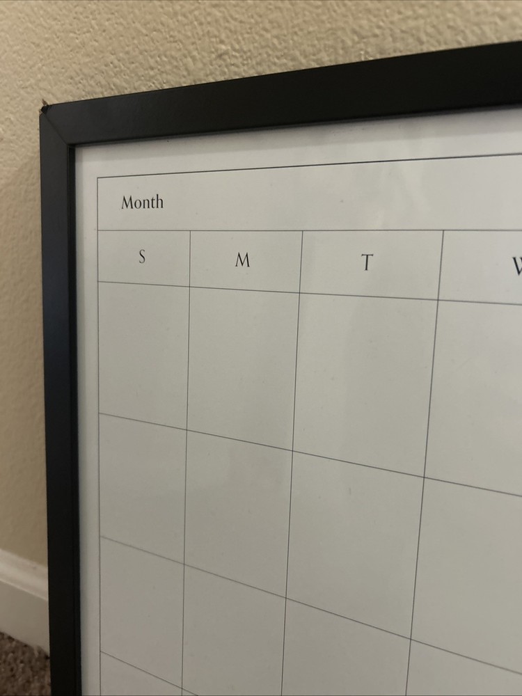 Whiteboard Corkboard Calendar