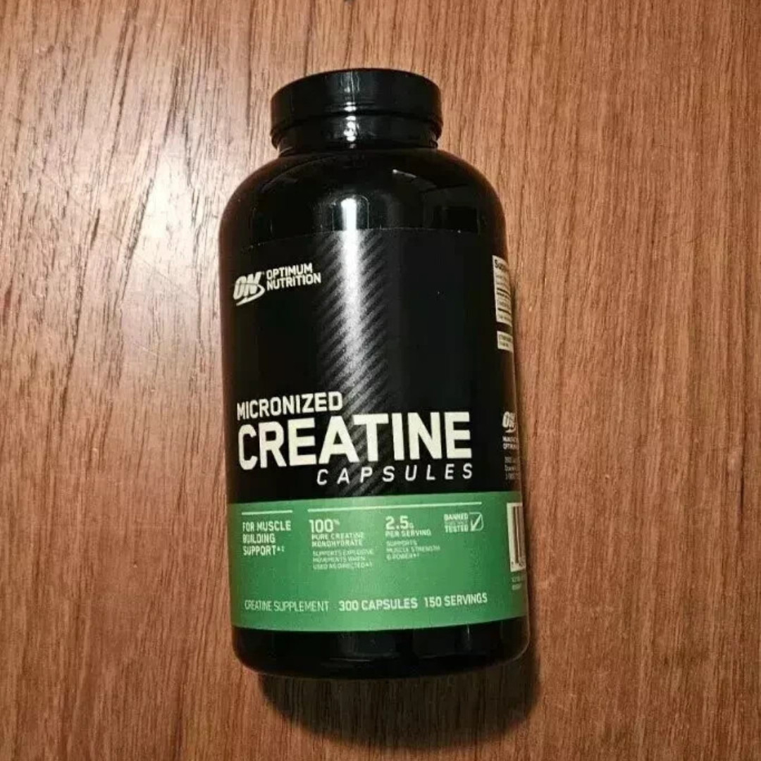 Optimum Nutrition Creatine Monohydrate 300 Capsule 2500mg Micronized New Sealied