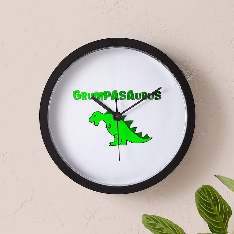 CafePress GRUMPASAURUS 10" Wall Clock (151201242)