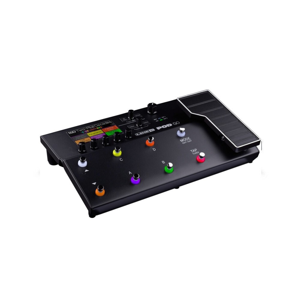 LINE 6 POD GO Compact Guitar FX Processor/Amp Modeler/USB Interface with App