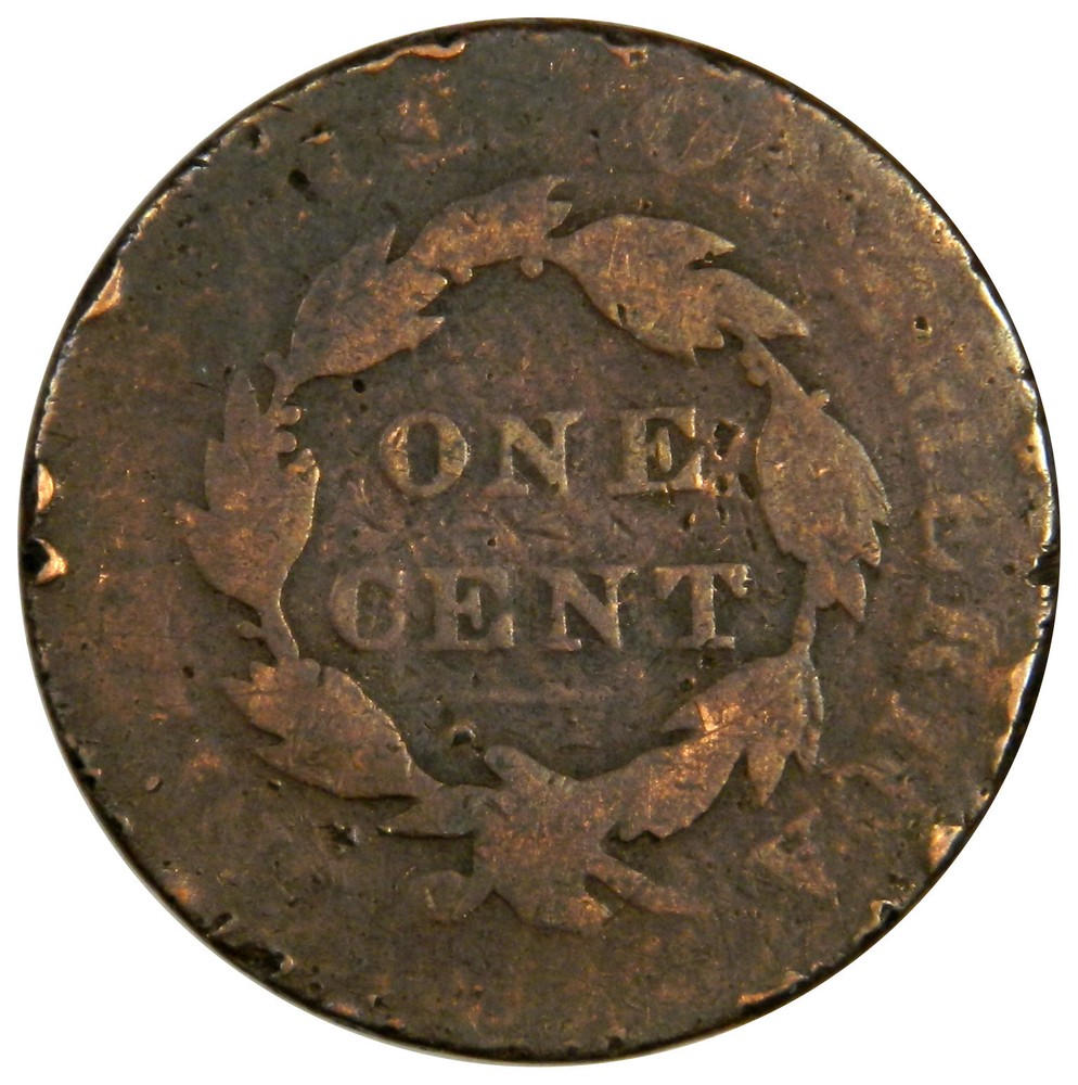 1825 N-7 R-3 LARGE CENT!