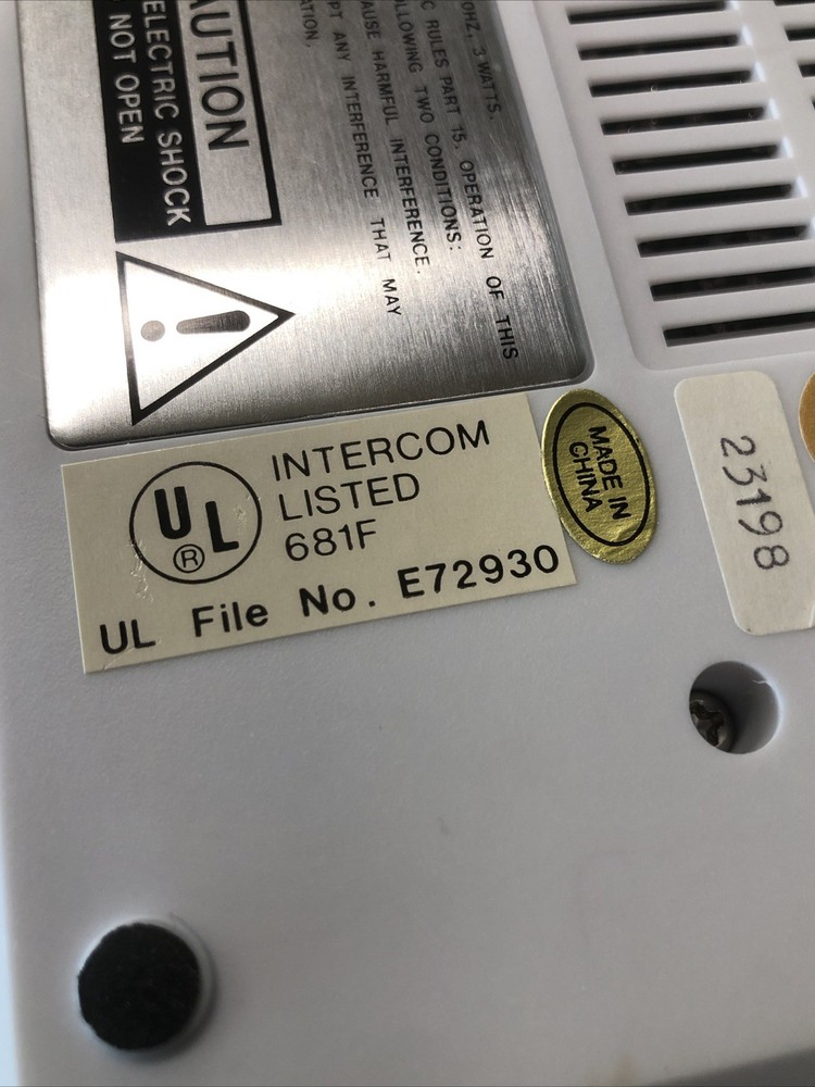 x2 - NUTONE 3 Channel FM Wireless Intercom White Tested/Working Set Replacement